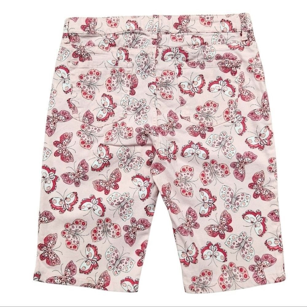 The Children Place Girls Shorts Skimmer Butterflies Pink Adjustable Waist Siz 14 - Picture 3 of 14